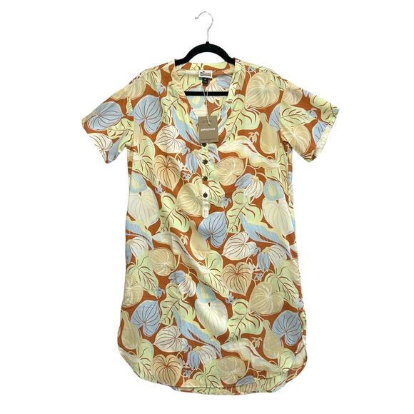 Patagonia Short Sleeved Pataloha Dress NWT Women's Sz XS Floral Hawaiian Mini - Picture 2 of 9